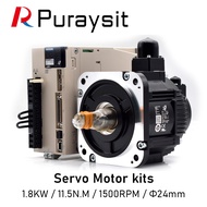 HB Puraysit Servo Motor kits 1.8KW SGD7S-180A00B202 SGM7G-20AFC61 11.5N.M 1500RPM with 3m cable