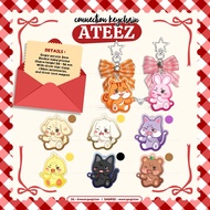 [ pre-order! ] ateez construction keychain | Ateez magnet keychain | Ateez fankit