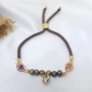 Bracelet genuine lombok freshwater pearl drawstringTALI no. 12345678