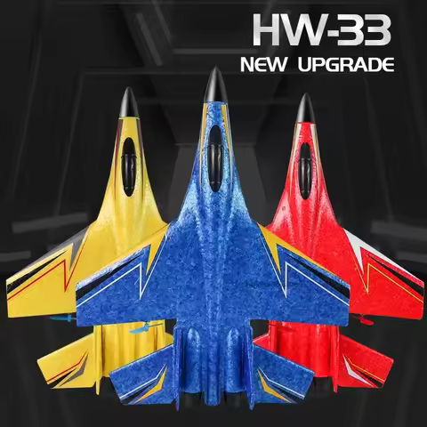 HW33 Hot sale children's remote control aircraft Two channel Su27 fixed wing foam aircraft SU27 figh