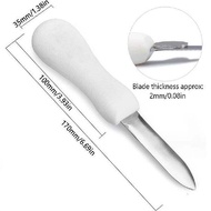 Practical Oyster Knife Seafood Scallop Shell Shucking Home Decorations Craft Supplies Single Piece K