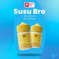 SUSU BRO MILKY BANANA 3MG 6MG 60ML PREMIUM LIQUID VAPE