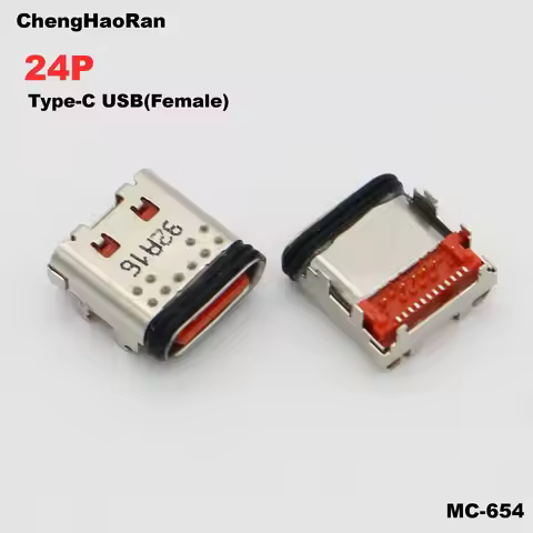 1pc 24Pin 24P Typc C USB Jack Power Socket Connector Fast Charger Dock For JBL Pluse 4 Pluse4 Flip 5