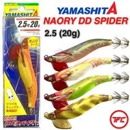 YAMASHITA Naory DD Spider Squid Jig 2.5 20g Egi Luminous 10cm Candat Sotong Eging Sinker Lead Yamari
