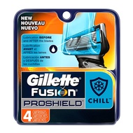 Gillette Fusion Proshield Chill Cartridge Size 4ct