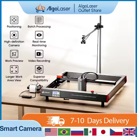 AlgoLaser 5MP HD Laser Engraver Camera Laser Recorder 700*900mm Precise Positioning Lightburn Camera