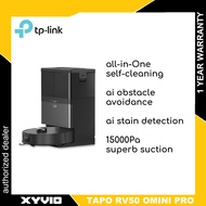 NEW LAUNCH TP-LINK Tapo RV50 Pro Omni AI Detection Robot Vacuum & Mop + All-in-One Self-Cleaning Sta