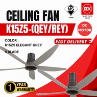 KDK CEILING FAN-SENSA 5 (150cm/60") ELEGANT GREY K15Z5-REY /K15Z5-QEY