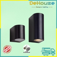 DeHouze Lighting Outdoor Wall Light GU10 HOLDER Black Color Outdoor UPDOWN Light Outdoor Lighting (4