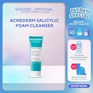 Wardah Acnederm Salicylic Acid Zinc Acne Clearing Low pH Foaming Cleanser 100ml
