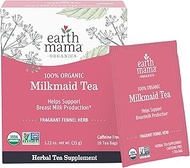 Earth Mama Organic Milkmaid Tea for Breastfeeding Mothers, 16-Count