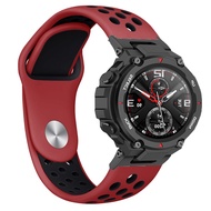 Double Color Silicone Strap  Amazfit T-Rex / T-Rex Pro Huami Smart watch Amazfit Trex Sports Smartwatch