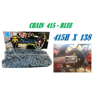 CHAIN 415 BLUE COLOUR 415HX138L