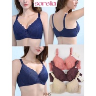 SORELLA Full Cup Lightly Padded Lace Bra Size 34C to/d 40C Underwear / Bra Underwire 904S