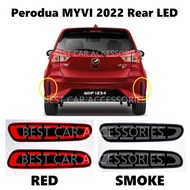 Myvi 2022 LED Car Rear Bumper Reflector Light Drive Brake Parking Lamp 1set 2PCS