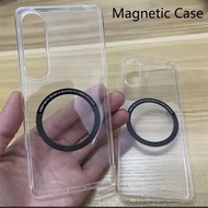 Magnetic Silicone Softcase sony Xperia 1 1ii 1iii 1iv 1v Xperia 5 5ii 5iii 5iv Xperia 10ii 10iii 10i