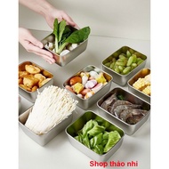 304 Stainless Steel Food Container with Lid. 304 Stainless Steel Food Storage Box