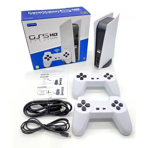 GS5 8-bit TV Video HD Output USB Plug and Play Support 2000+ Nostalgia Game Console Electronic Mini 