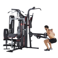 pre order / Multi Station Gym Body Building Equipment 4 Station Home Gym Equipment Mutli Function