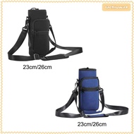 [Tachiuwa] Water Bottle Carrier Bag with Zip Pocket, Bottle Accessories, Tumbler Sleeve Water Bottle Holder