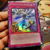 Genuine Yugioh Cards | Dimensional Barrier (AE) | RC04 Collector Rare