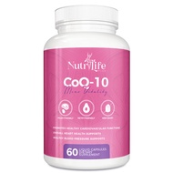CoQ-10 Ubiquinone Supplement for Women - Coenzyme Q10 100mg for Heart Health and Energy Support - Co