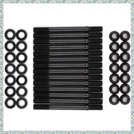 (YEAJ) 201-4302 Cylinder Head Stud Kit Engine Cylinder Head Bolt for E36 325I 2.5L 6 Cyl M50 3.0L S5