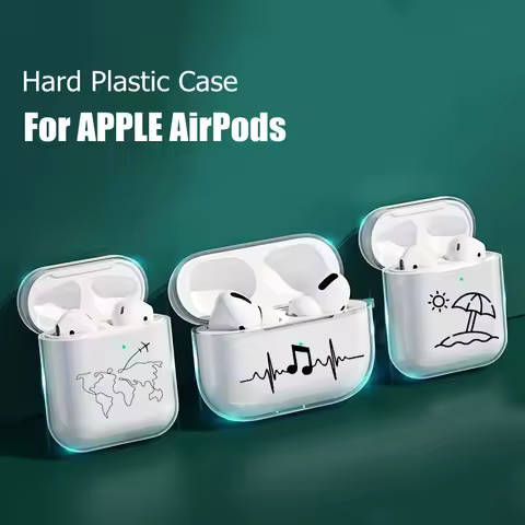 For AirPods Pro 2 3 1 Case Hard Plastic Clear Transparent Case for AirPods Pro2 AirPod Pro 2nd Gen C