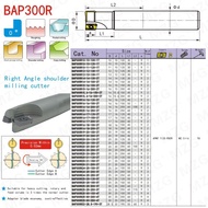 MZG BAP300RC20-20-120-2T Two Inserts Clamped Milling Cutting End Mill Shank Shoulder Right Angle Precision Milling Cutter