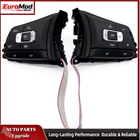 Steering Wheel Multi-functional ACC Control Keys 5G0959442AE 5G0 959 442 AE Fit VW Golf 7 R MK7 Tigu