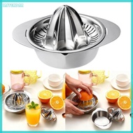 inste Compacts Hand Press Juicer for Lemon Oranges Fruits Steel Manual Rotation Press Juicer Squeeze