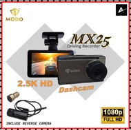 MODO MX25 Driving Recorder 2.5K HD Dashcam,1080P Full HD,Include Reverse Camera