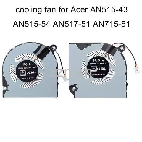 GPU CPU Cooling Fan for Acer Nitro 5 AN515-43 AN515-54 AN517-51 Nitro7 AN715-51 Notebook PC Fans