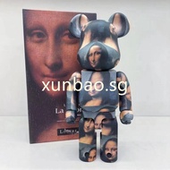 Mona Lisa Bearbrick Action Figure Toy Action Doll 400% Collections 28cm