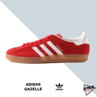 ADIDAS GAZELLE INDOOR Bright Red Suede Rubber Sole Casual Shoes Women's JI2063 [Peter Pan]