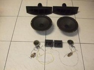 60年代日本製國際牌白馬音響三音路喇叭單體