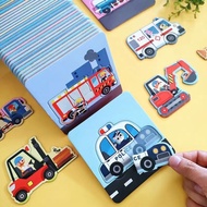 0-3 Years Old Car Puzzle Enlightenment Toys 0-3 Years Old Big Piece Car Puzzle Educational Toys Logi