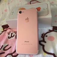 iPhone 7 玫瑰金 128G 手機 二手出清