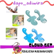 Set Sudu &amp; Garfu Baby / Set Cutlery / Sudu Anti Chocking / Feeding Utensil