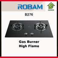[Ready Stock] Robam Gas Burner High Flame B-276 Gas Hob Gas Stove 2 Burner
