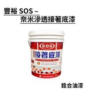 [新竹銓合油漆] SOS奈米級水性滲透型接著底漆 自黏型 新舊水泥介面