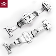 Butterfly Buckle to Protect EDOX Watch Leather Strap (Strap Replacement Included)