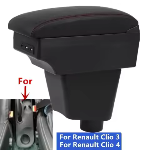 Armrest Box For For Renault Clio Captur Clio1 Clio2 Clio3 Clio 4 Clio RS Captur Leather Arm Rest Con