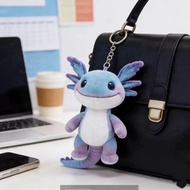 Cute Peace Elite Crybaby Milk Dragon Salamander Plush Keychain