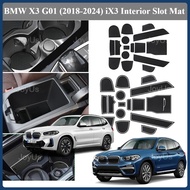 BMW X3 G01 (2018-2024) iX3 Interior Slot Mat Rubber Slot Mat