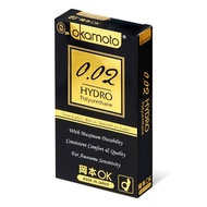 Okamoto 0.02 Hydro Polyurethane Condom 8s Pack PU Condom