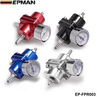 Jdm Universal 0-140 PSI Adjustable Fuel Pressure Regulator FPR /Gauge For BMW E39 5 series Facelift 