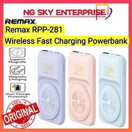 REMAX RPP-281 Powerbank Wireless Fast Charging Powerbank 10000mah Powerbank Remax 22.5W Wireless Pow