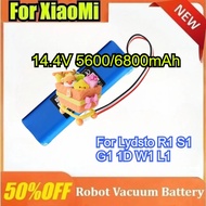 14.4V 5600/6800mAh For XiaoMi Lydsto R1 S1 G1 1D W1 L1 Rechargeable Li-ion Battery Robot Vacuum Clea