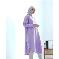 Kemeja Wanita Oversize Linen - Dwyne Tunik
